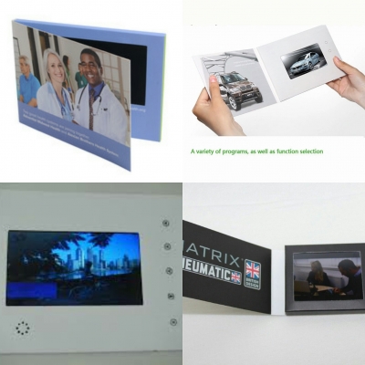 کارت ویزیت و کاتالوگ هوشمند مانیتور دار LCD