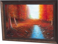 نقاشی رنگ روغن پاییز 50×70